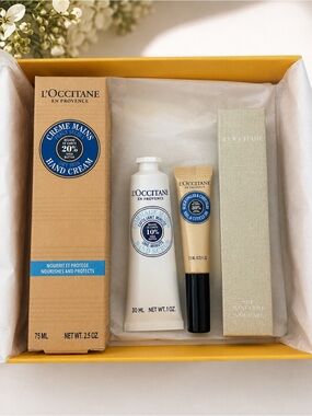 L'OCCITANE Hand & Nail Luxury Care Gift Set New in Box